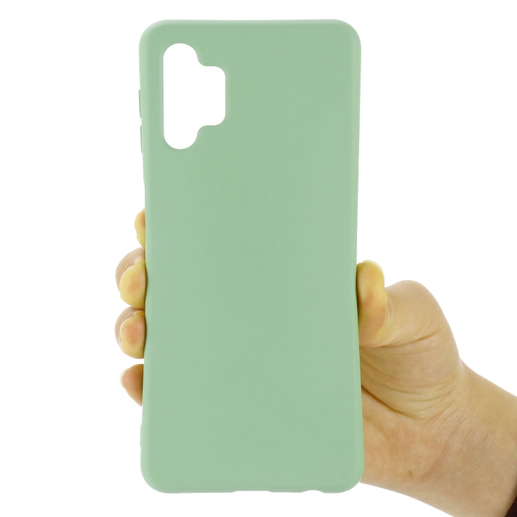 Solid Color Liquid Silicone Dropproof Full Coverage Protective Case, For Samsung Galaxy A32 4G