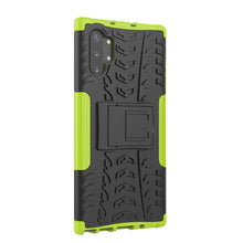 Load image into Gallery viewer, Tire Texture TPU + PC Shockproof Case with Holder, For Galaxy Note 10 Plus