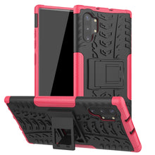 Load image into Gallery viewer, Tire Texture TPU + PC Shockproof Case with Holder, For Galaxy Note 10 Plus
