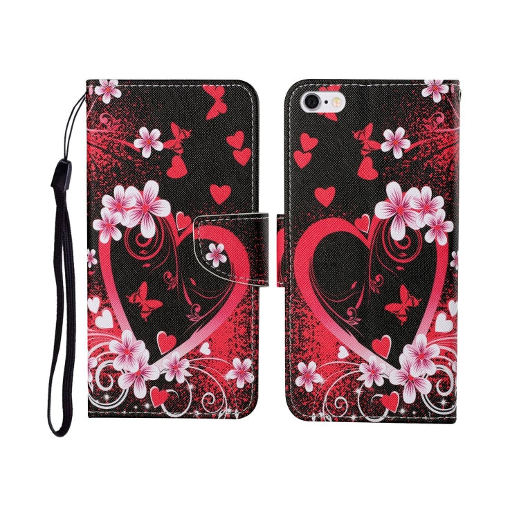Painted Pattern Horizontal Flip Leathe Case, For iPhone 6, For iPhone 6 Plus, For iPhone 7 Plus