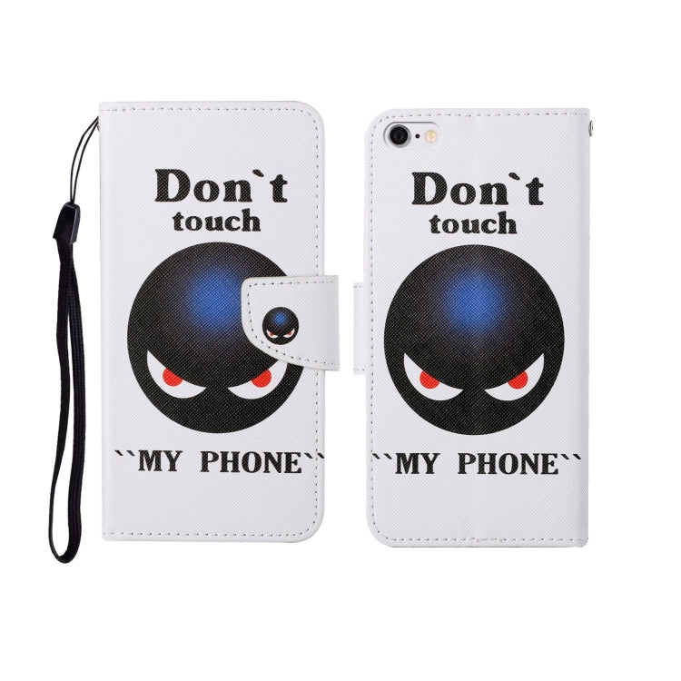 Painted Pattern Horizontal Flip Leathe Case, For iPhone 6, For iPhone 6 Plus, For iPhone 7 Plus