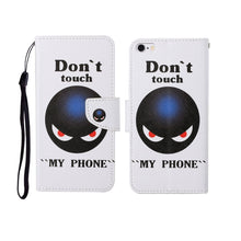 Load image into Gallery viewer, Painted Pattern Horizontal Flip Leathe Case, For iPhone 6, For iPhone 6 Plus, For iPhone 7 Plus