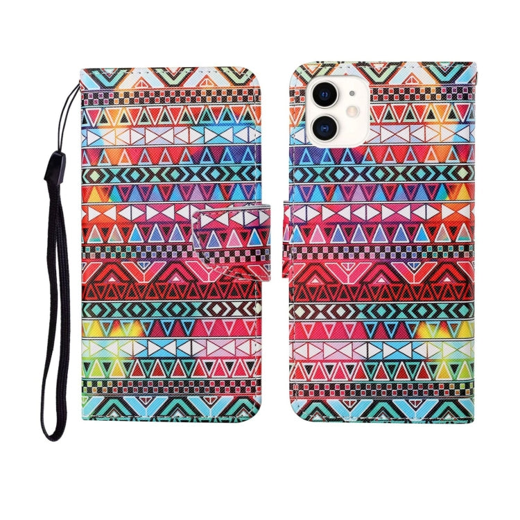 Painted Pattern Horizontal Flip Leathe Case, For iPhone 11, For iPhone 11 Pro, For iPhone 11 Pro Max