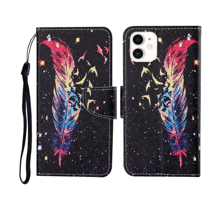 Painted Pattern Horizontal Flip Leathe Case, For iPhone 11, For iPhone 11 Pro, For iPhone 11 Pro Max