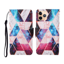 Load image into Gallery viewer, Painted Pattern Horizontal Flip Leathe Case, For iPhone 11, For iPhone 11 Pro, For iPhone 11 Pro Max