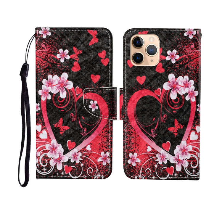 Painted Pattern Horizontal Flip Leathe Case, For iPhone 11, For iPhone 11 Pro, For iPhone 11 Pro Max