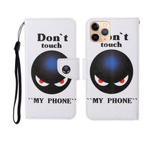 Load image into Gallery viewer, Painted Pattern Horizontal Flip Leathe Case, For iPhone 11, For iPhone 11 Pro, For iPhone 11 Pro Max