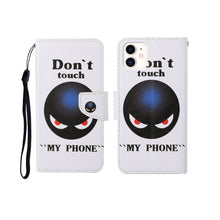 Load image into Gallery viewer, Painted Pattern Horizontal Flip Leathe Case, For iPhone 12 mini, For iPhone 12/12 Pro, For iPhone 12 Pro Max