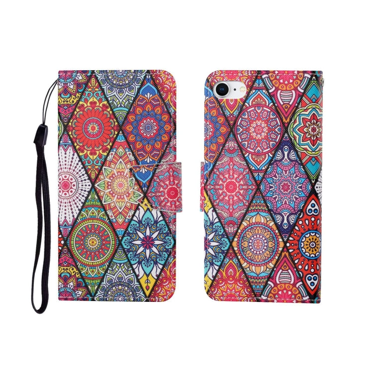 Painted Pattern Horizontal Flip Leathe Case, For iPhone SE (2020)/ 7 /8, For iPhone X, For iPhone XR