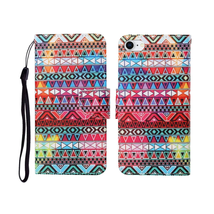 Painted Pattern Horizontal Flip Leathe Case, For iPhone SE (2020)/ 7 /8, For iPhone X, For iPhone XR