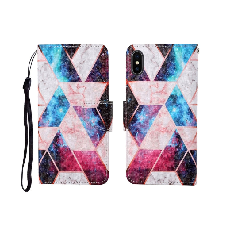 Painted Pattern Horizontal Flip Leathe Case, For iPhone SE (2020)/ 7 /8, For iPhone X, For iPhone XR