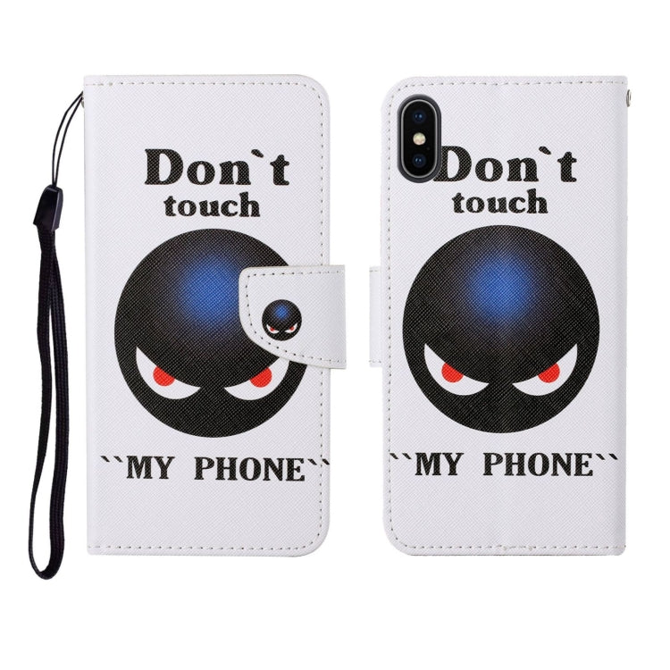 Painted Pattern Horizontal Flip Leathe Case, For iPhone SE (2020)/ 7 /8, For iPhone X, For iPhone XR