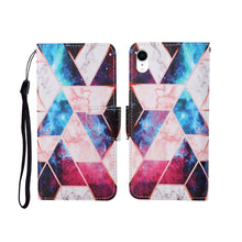 Load image into Gallery viewer, Painted Pattern Horizontal Flip Leathe Case, For iPhone XS Max