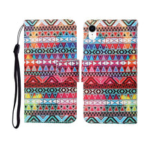 Load image into Gallery viewer, Painted Pattern Horizontal Flip Leathe Case, For iPhone XS Max