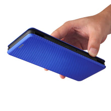 Load image into Gallery viewer, Carbon Fiber Texture Magnetic Horizontal Flip TPU + PC + PU Leather Case with Card Slot, For Asus ROG Phone 5, For Blackview BV6300 Pro, For Samsung Galaxy M62, For Samsung Galaxy F62, For Sony Xperia 1 III