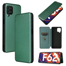Load image into Gallery viewer, Carbon Fiber Texture Magnetic Horizontal Flip TPU + PC + PU Leather Case with Card Slot, For Asus ROG Phone 5, For Blackview BV6300 Pro, For Samsung Galaxy M62, For Samsung Galaxy F62, For Sony Xperia 1 III
