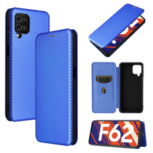 Load image into Gallery viewer, Carbon Fiber Texture Magnetic Horizontal Flip TPU + PC + PU Leather Case with Card Slot, For Asus ROG Phone 5, For Blackview BV6300 Pro, For Samsung Galaxy M62, For Samsung Galaxy F62, For Sony Xperia 1 III