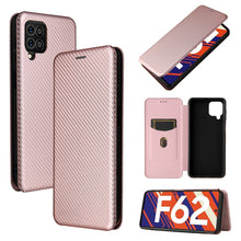 Load image into Gallery viewer, Carbon Fiber Texture Magnetic Horizontal Flip TPU + PC + PU Leather Case with Card Slot, For Asus ROG Phone 5, For Blackview BV6300 Pro, For Samsung Galaxy M62, For Samsung Galaxy F62, For Sony Xperia 1 III