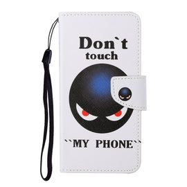 Colored Drawing Pattern Horizontal Flip Leather Case with Holder & Card Slots & Wallet & Lanyard, For Samsung Galaxy S10, For Samsung Galaxy S10+, For Samsung Galaxy S10e