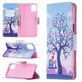 Colored Drawing Pattern Horizontal Flip Leather Case with Holder & Card Slots & Wallet, For LG K42