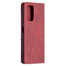 Load image into Gallery viewer, Rhombus Texture Horizontal Flip Magnetic Leather Case with Holder &amp; Card Slots, For Xiaomi Redmi Note 10 Pro, For Huawei P50 Pro, For Huawei P50, For Samsung Galaxy A02