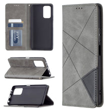 Load image into Gallery viewer, Rhombus Texture Horizontal Flip Magnetic Leather Case with Holder &amp; Card Slots, For Xiaomi Redmi Note 10 Pro, For Huawei P50 Pro, For Huawei P50, For Samsung Galaxy A02