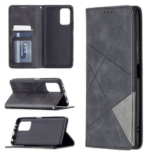 Load image into Gallery viewer, Rhombus Texture Horizontal Flip Magnetic Leather Case with Holder &amp; Card Slots, For Xiaomi Redmi Note 10 Pro, For Huawei P50 Pro, For Huawei P50, For Samsung Galaxy A02