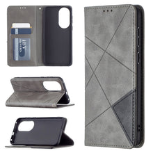 Load image into Gallery viewer, Rhombus Texture Horizontal Flip Magnetic Leather Case with Holder &amp; Card Slots, For Xiaomi Redmi Note 10 Pro, For Huawei P50 Pro, For Huawei P50, For Samsung Galaxy A02