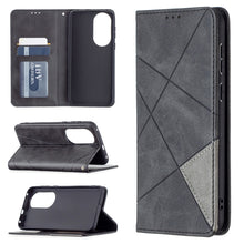Load image into Gallery viewer, Rhombus Texture Horizontal Flip Magnetic Leather Case with Holder &amp; Card Slots, For Xiaomi Redmi Note 10 Pro, For Huawei P50 Pro, For Huawei P50, For Samsung Galaxy A02