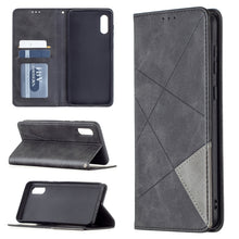 Load image into Gallery viewer, Rhombus Texture Horizontal Flip Magnetic Leather Case with Holder &amp; Card Slots, For Xiaomi Redmi Note 10 Pro, For Huawei P50 Pro, For Huawei P50, For Samsung Galaxy A02