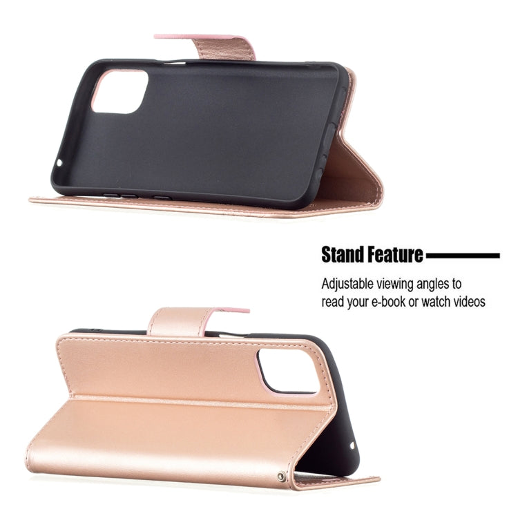 Two Butterflies Embossing Pattern Horizontal Flip Leather Case with Holder & Card Slot & Wallet & Lanyard, For LG K42, For Xiaomi Redmi Note 10 Pro, For Huawei P50, For Huawei P50 Pro, For Samsung Galaxy A32 4G