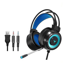 Load image into Gallery viewer, 2 PCS G58 Head-Mounted Gaming Wired Headset with Microphone, Cable Length: about 2m, Black Single Plug Version, Black 7.1 Single USB Version, Pink Colorful 3.5mm Version, White Colorful 3.5mm Version, Black Colorful 3.5mm Version