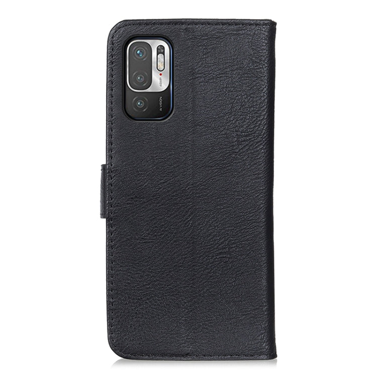KHAZNEH Cowhide Texture Horizontal Flip Leather Case with Holder & Card Slots & Wallet, For Xiaomi Poco M3 Pro 4G / Poco M3 Pro 5G / Redmi Note 10 5G