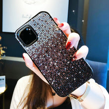 Load image into Gallery viewer, PC + Crystal Diamond Tri-Color Gradient Protective Case, For iPhone 11 Pro, For iPhone 11, For iPhone 11 Pro Max