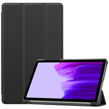 Load image into Gallery viewer, Custer Pattern Pure Color Horizontal Flip Leather Case with Three-folding Holder, For Samsung Galaxy Tab A7 Lite T225