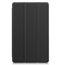 Load image into Gallery viewer, Custer Pattern Pure Color Horizontal Flip Leather Case with Three-folding Holder, For Samsung Galaxy Tab A7 Lite T225