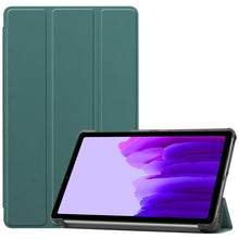 Load image into Gallery viewer, Custer Pattern Pure Color Horizontal Flip Leather Case with Three-folding Holder, For Samsung Galaxy Tab A7 Lite T225