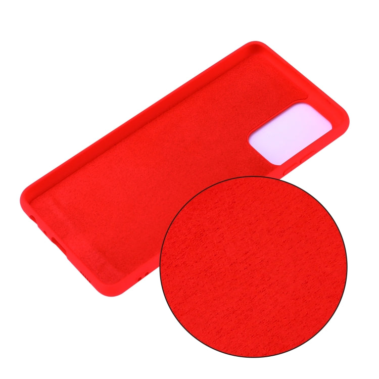 Pure Color Liquid Silicone Shockproof Full Coverage Case, For Samsung A52 5G / 4G