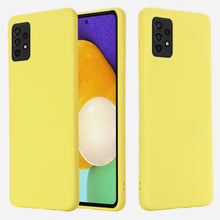 Load image into Gallery viewer, Pure Color Liquid Silicone Shockproof Full Coverage Case, For Samsung A52 5G / 4G