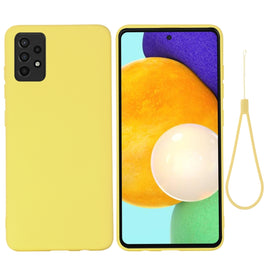 Pure Color Liquid Silicone Shockproof Full Coverage Case, For Samsung A52 5G / 4G
