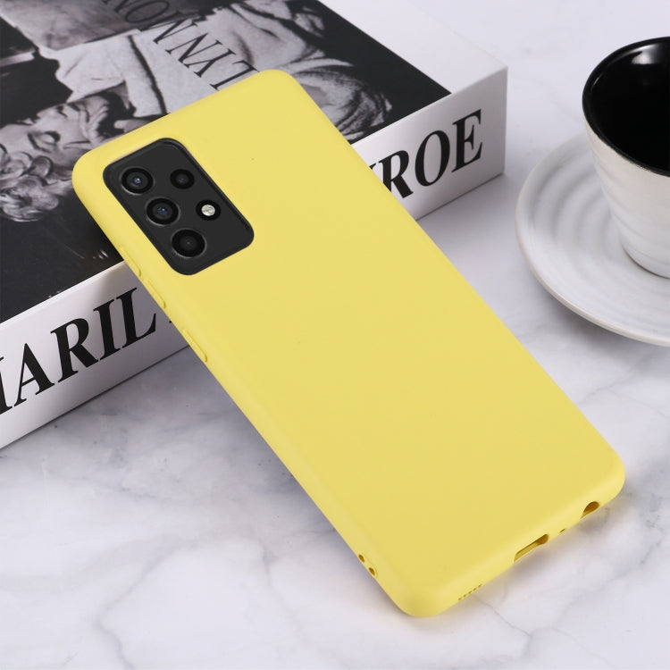 Pure Color Liquid Silicone Shockproof Full Coverage Case, For Samsung A52 5G / 4G