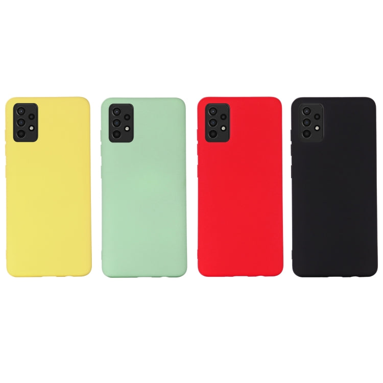Pure Color Liquid Silicone Shockproof Full Coverage Case, For Samsung A52 5G / 4G