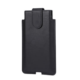 Universal Cow Leather Vertical Mobile Phone Leather Case Waist Bag For 7.2 inch and Below Phones, For 7.2 inch and Below Phones