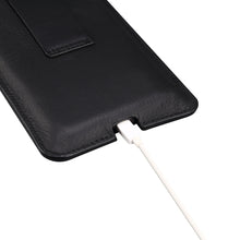 Load image into Gallery viewer, Universal Cow Leather Vertical Mobile Phone Leather Case Waist Bag For 7.2 inch and Below Phones, For 7.2 inch and Below Phones