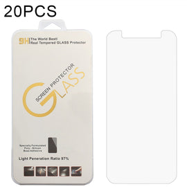 20 PCS 0.26mm 9H 2.5D Tempered Glass Film