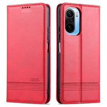 Load image into Gallery viewer, AZNS Magnetic Calf Texture Horizontal Flip Leather Case with Card Slots &amp; Holder &amp; Wallet, For OPPO A93 (5G), For OPPO A74 (5G), For Xiaomi Redmi K40, For Xiaomi Redmi K40 Pro, For Xiaomi Poco F3, For Samsung Galaxy A32 4G