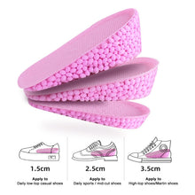 Load image into Gallery viewer, 1 Pair 039 Men Soft Invisible Sports Shockproof Inner Heightening Insole Shoe-pad