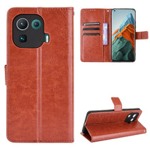 Load image into Gallery viewer, Retro Crazy Horse Texture Horizontal Flip Leather Case with Holder &amp; Card Slots &amp; Photo Frame, For Xiaomi Redmi Note 10 4G / Note 10S, For Xiaomi Redmi Note 10 Pro / Note 10 Pro Max, For Xiaomi Mi 11 Lite 4G, For Xiaomi MI 11 Lite 5G, For Xiaomi Mi 11 ...