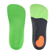 Load image into Gallery viewer, 1 Pair 068 Sports Shockproof Massage Arch Of Foot Flatfoot Support Insole Shoe-pad, 068 S (Green Orange), 068 M(Green Orange), 068 L(265-270mm), 068 XL(Green Orange), 068 XS (Green Orange)