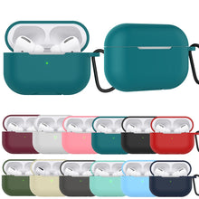 Load image into Gallery viewer, Solid Color Silicone Earphone Protective Case for AirPods 3, with Hook